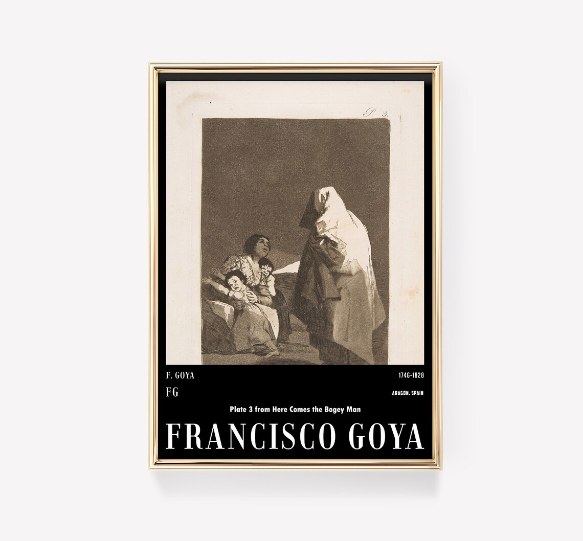 Francisco Goya Vintage Exhibition Poster