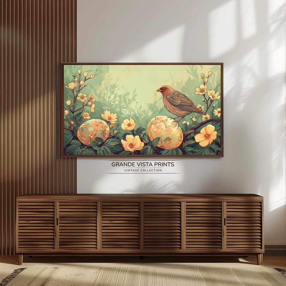 Spring Bird Easter Home Decor Art Print - Image 3