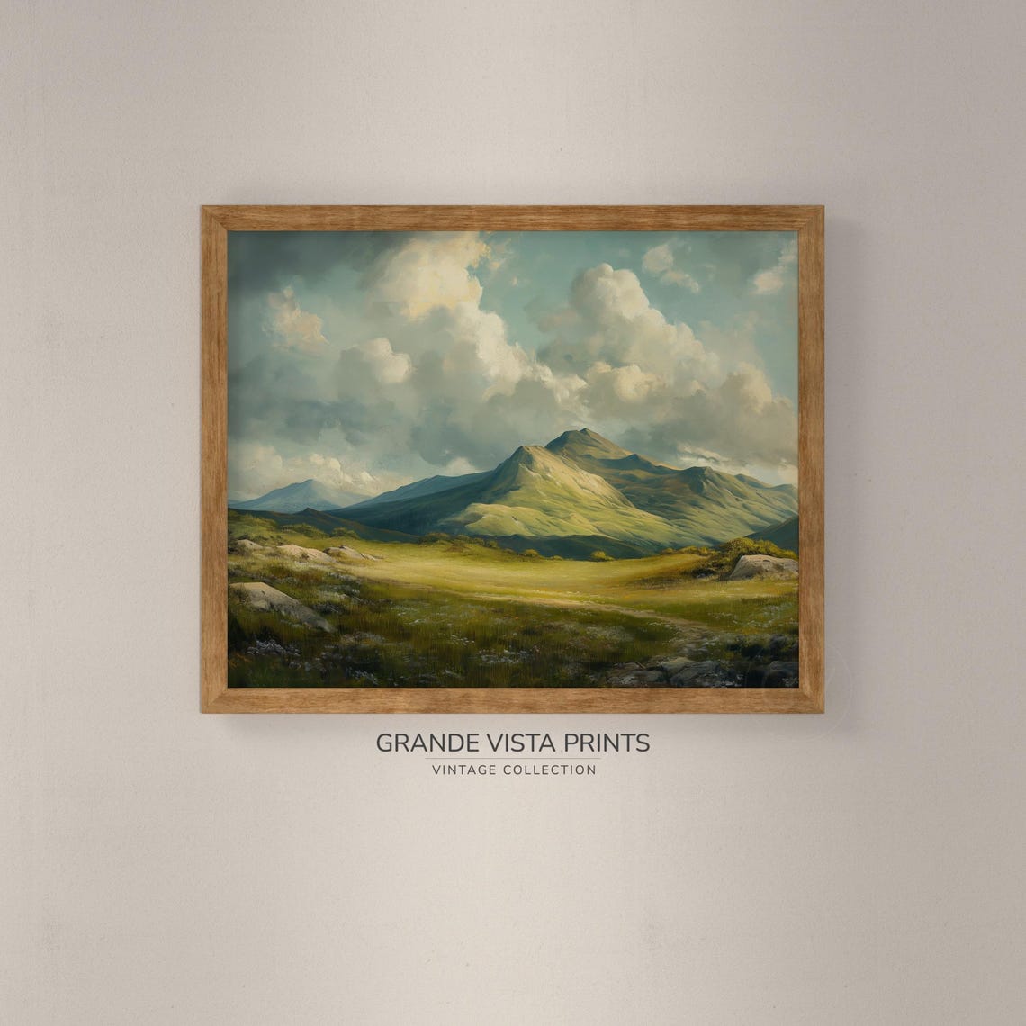 Mountain Range Landscape Painting Mountain Painting Wall Art Mountain Landscape Instant Gv4241 - Image 4
