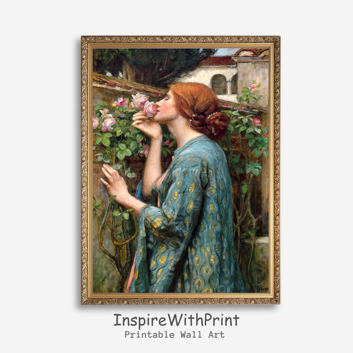 John William Waterhouse Soul of the Rose Classic Oil Art Poster