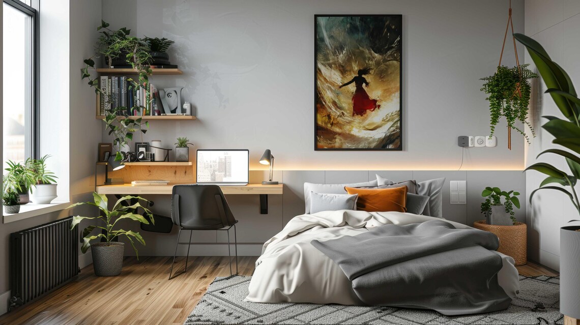 Expressionist Abstract Modern Housewarming Gift - Image 4
