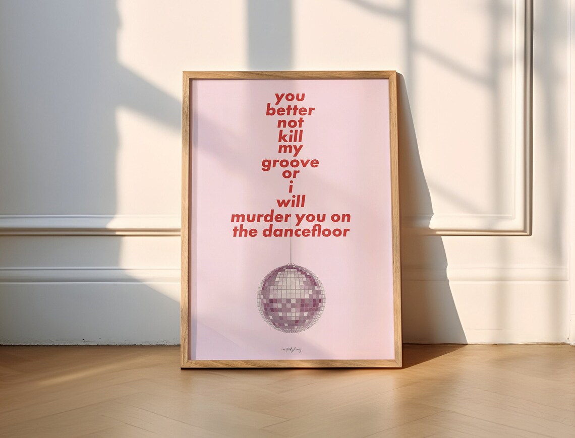 Murder On The Dancefloor Poster Print, Saltburn Movie