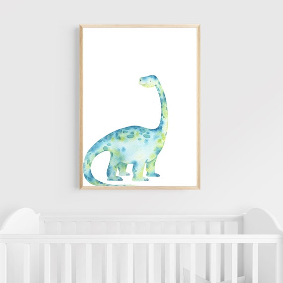 Dinosaur Wall Art, Dino Decor Poster Print
