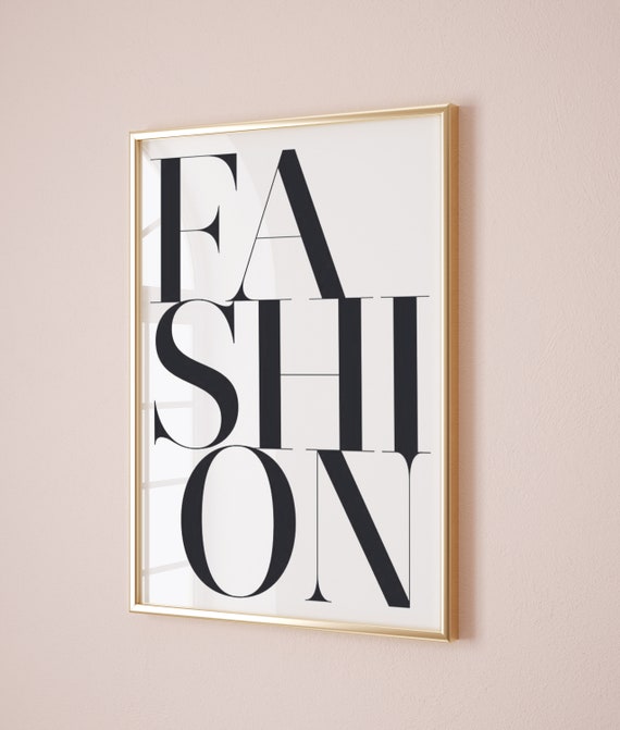 Fashion Quote Girl Room Nursery Decor Art Print