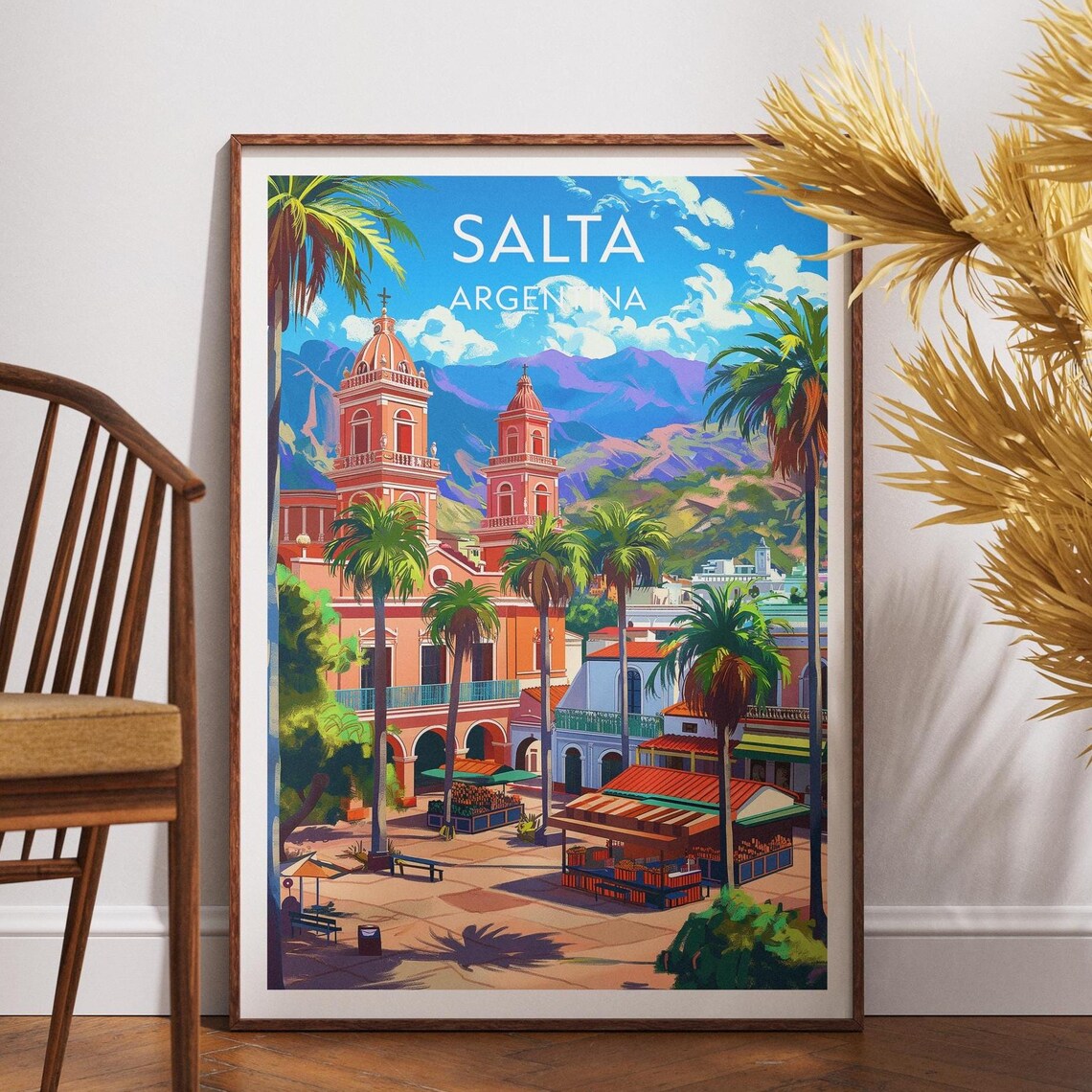 Salta Travel Print Argentina Poster Wall Art South America