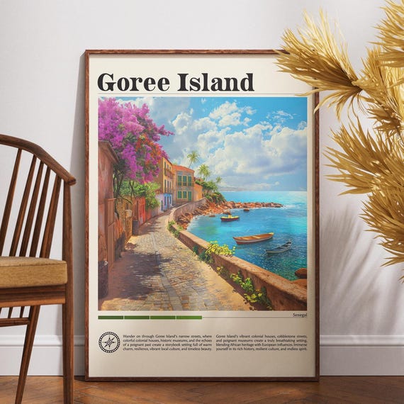 Goree Island Travel Print Senegal Poster Wall Art Africa
