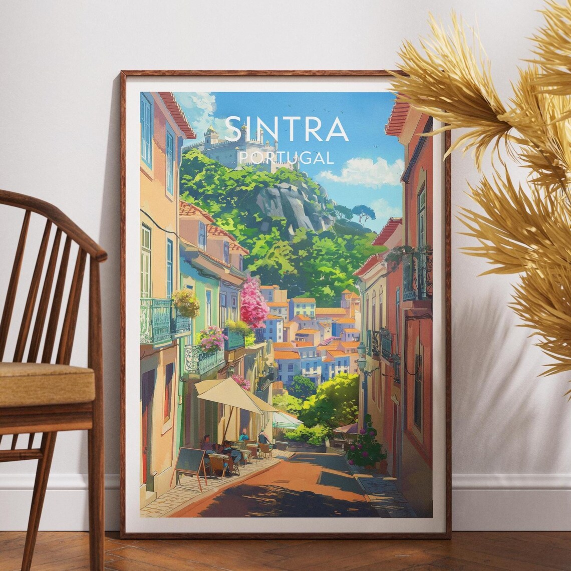 Sintra Travel Poster, Portugal Wall Art