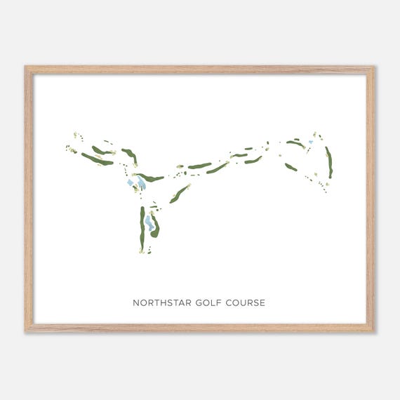 Northstar Golf Course In Truckee California Modern Watercolor Map Golfer Gift Golf Wall Art Golf Poster Print Course Layout