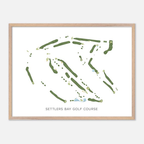 Settlers Bay Golf Course In Wasilla Alaska Modern Watercolor Map Golfer Gift Golf Wall Art Golf Poster Print Course Layout