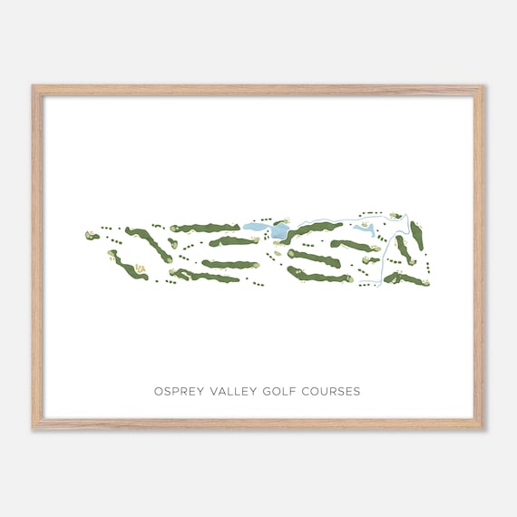 Osprey Valley Golf Courses Canada Minimalist Watercolor Poster