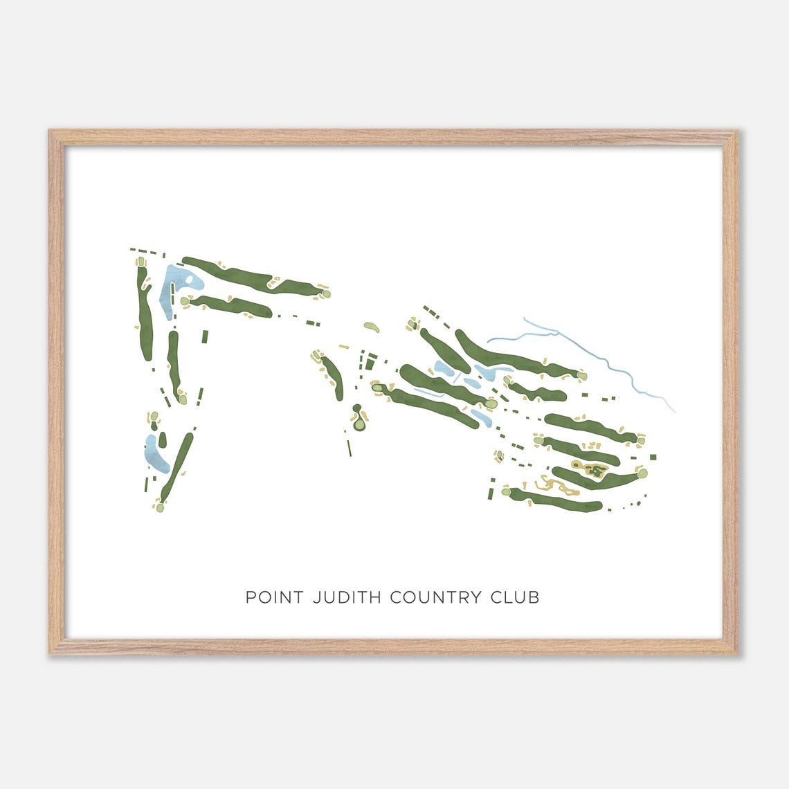 Point Judith Country Club Narragansett Rhode Island Modern Poster