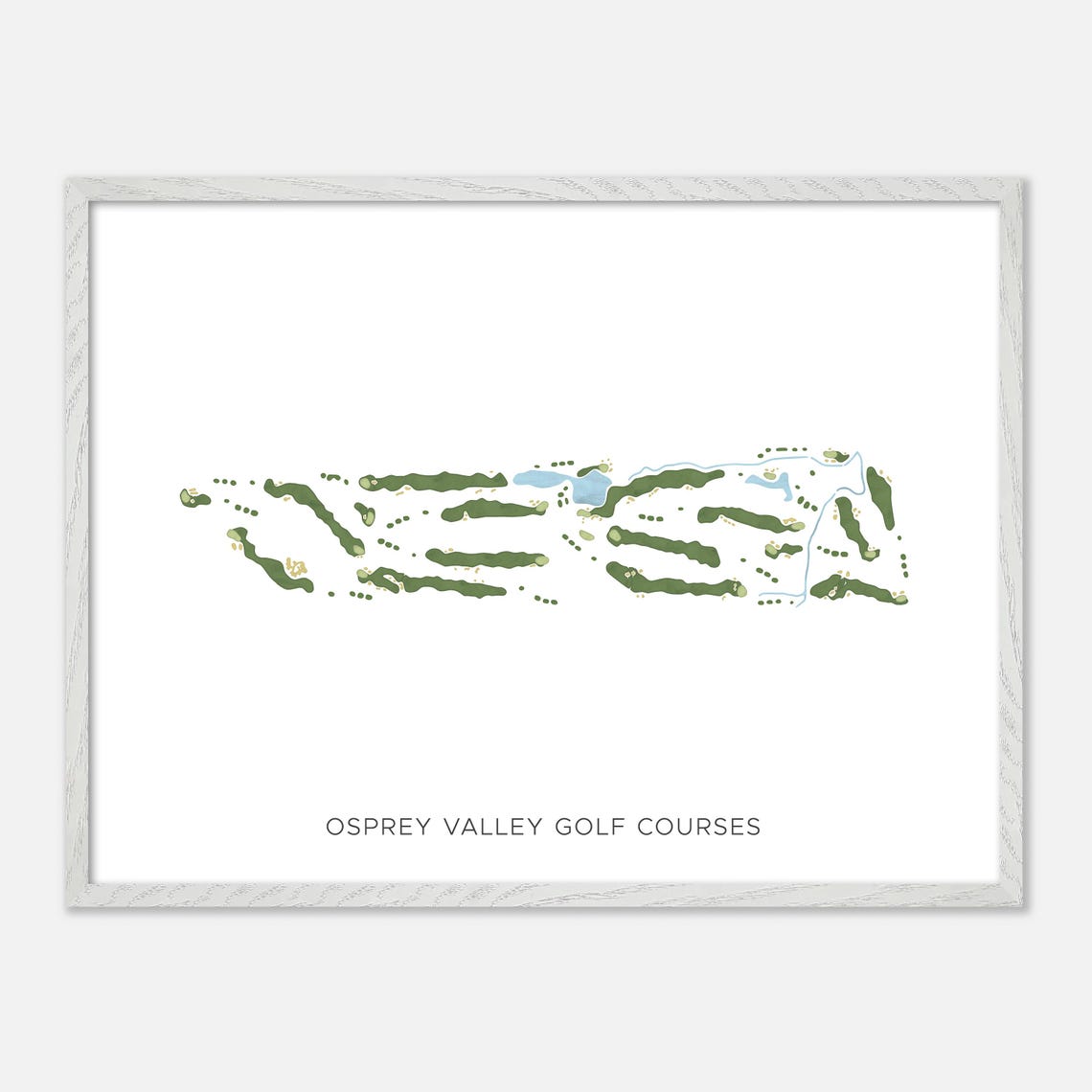 Osprey Valley Golf Courses Canada Minimalist Watercolor Poster - Image 3