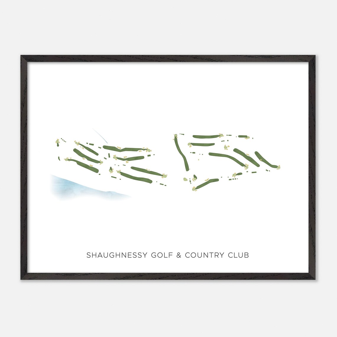 Shaughnessy Golf and Country Club British Columbia Minimalist Poster - Image 4