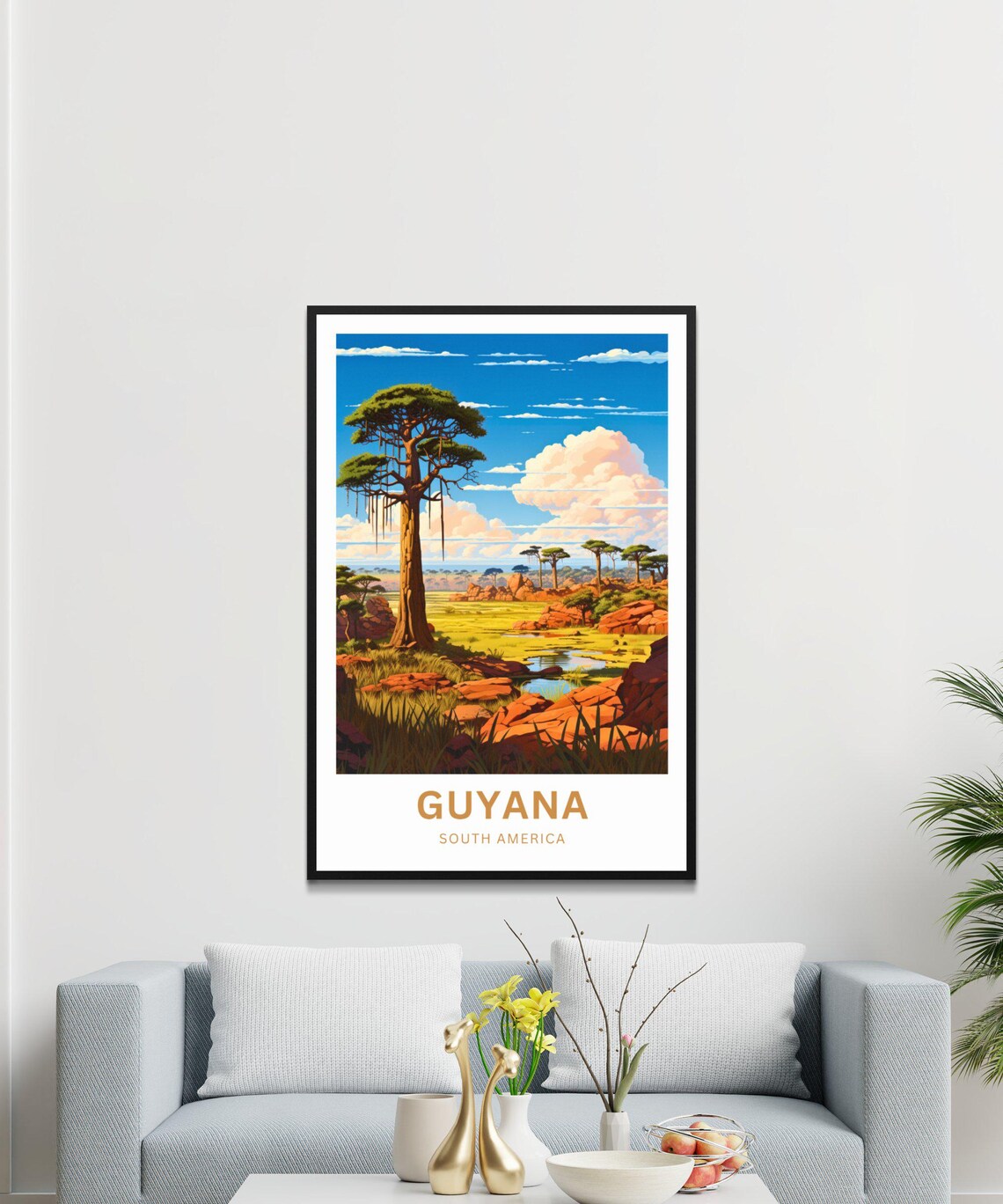 Guyana South America Gift Poster - Image 3