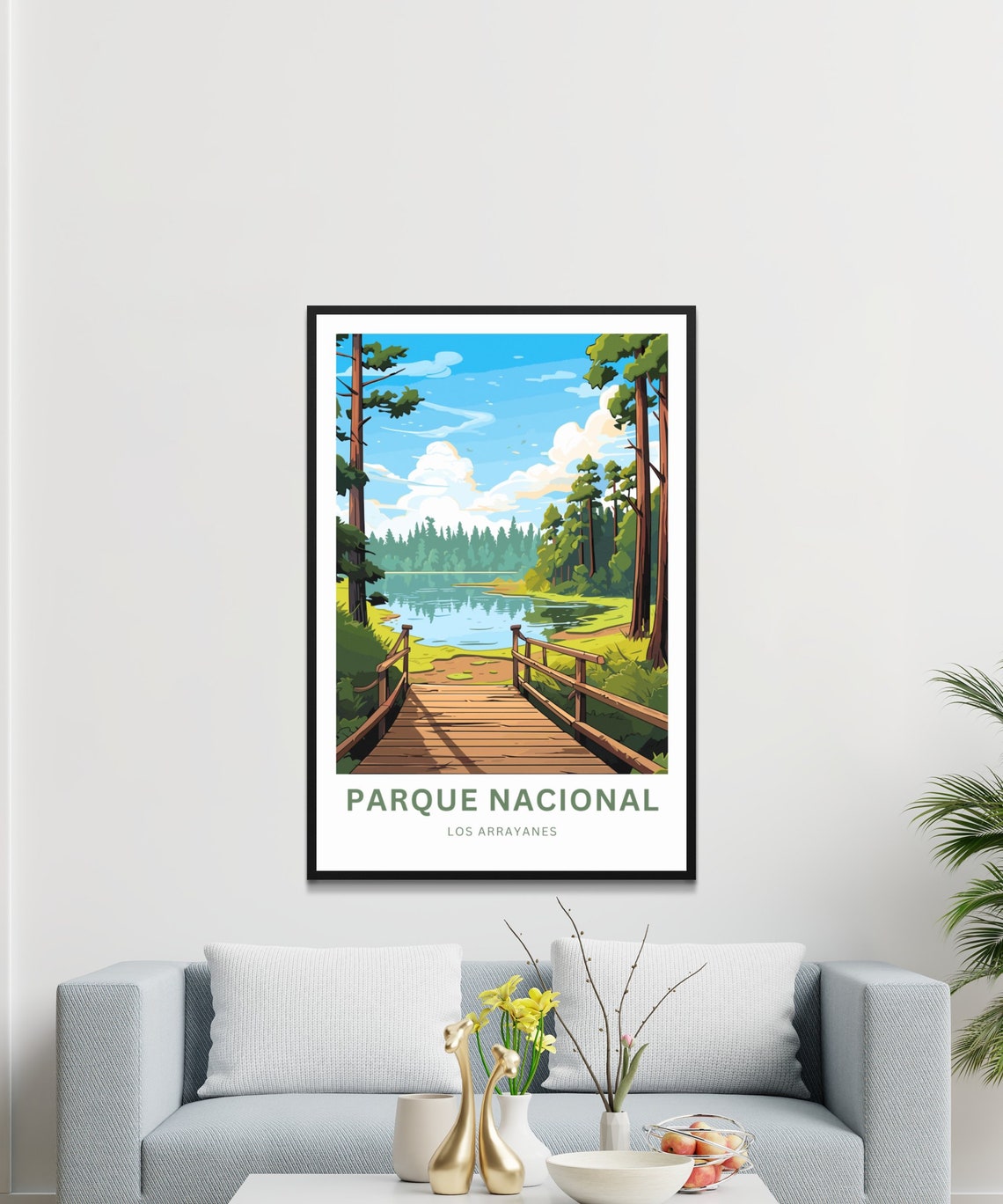 Personalized Parque Nacional Travel Print Parque Nacional Los Arrayanes Poster Argentina Wall Art Framed Present Gift Argentina Present - Image 3