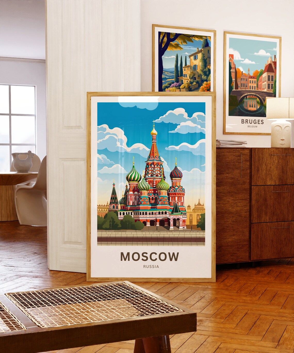 Moscow Travel Poster, Russia Wall Art Print - Image 5