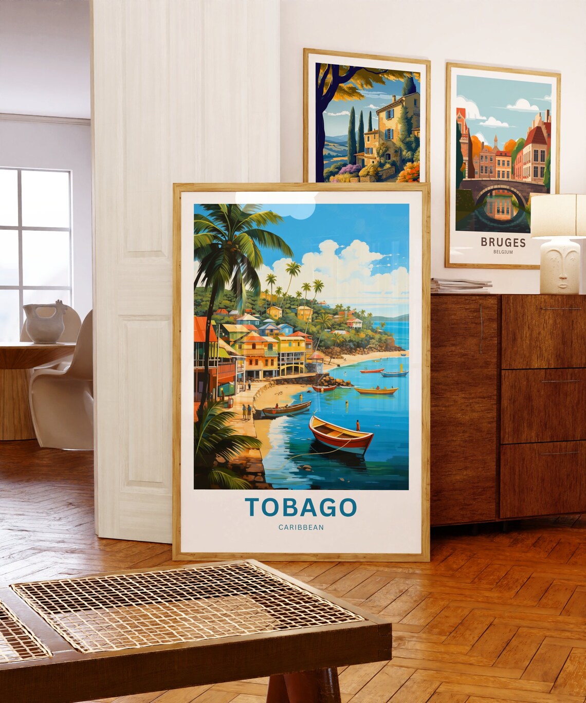 Tobago Travel Poster, Caribbean Wall Art - Image 5