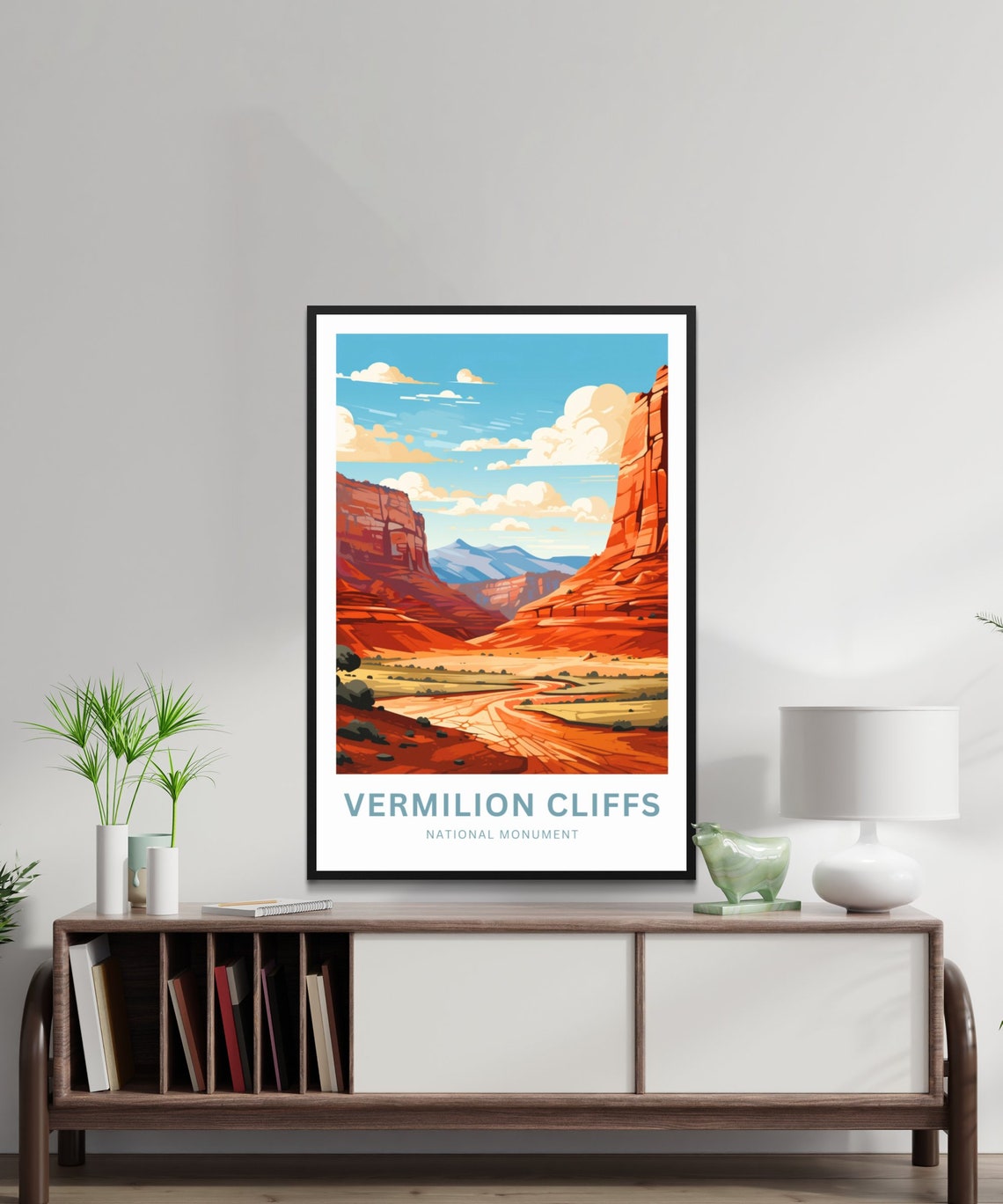 Vermilion Cliffs National Monument Red Rock Canyon Travel Poster - Image 2