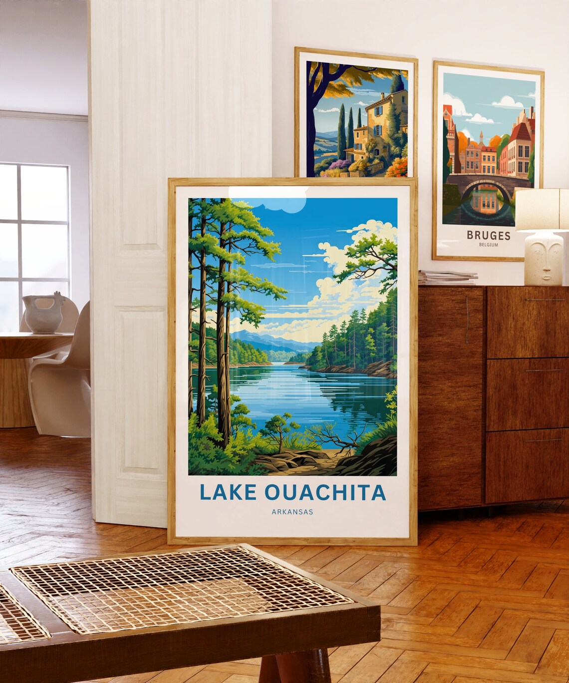Lake Ouachita Travel Poster, Arkansas Wall Art - Image 5