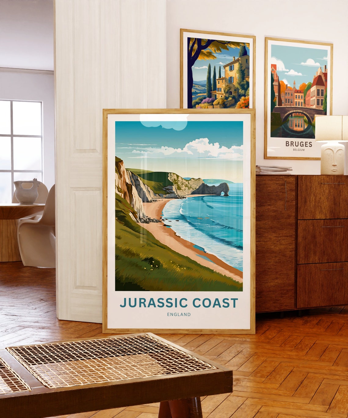 Jurassic Coast England Durdle Door Limestone Arch Beach Poster - Image 5