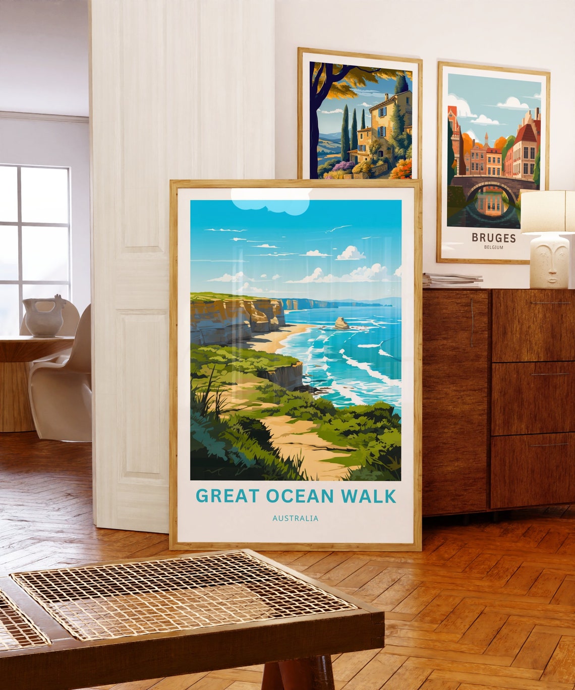 Great Ocean Walk Australia Dramatic Coastal Cliffs Travel Poster - Image 5
