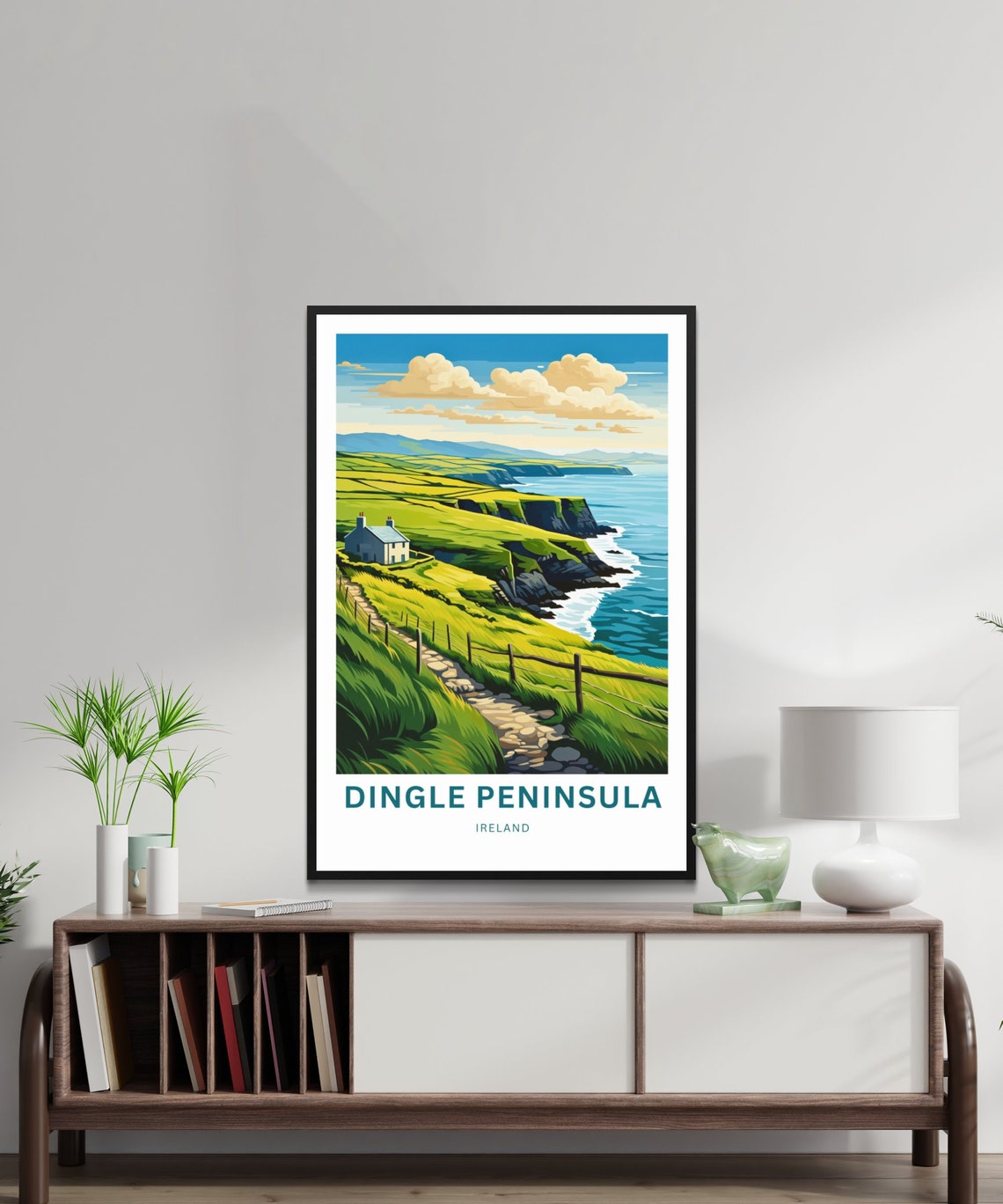 Dingle Peninsula Ireland Personalized Coastal Path Travel Poster - Image 2