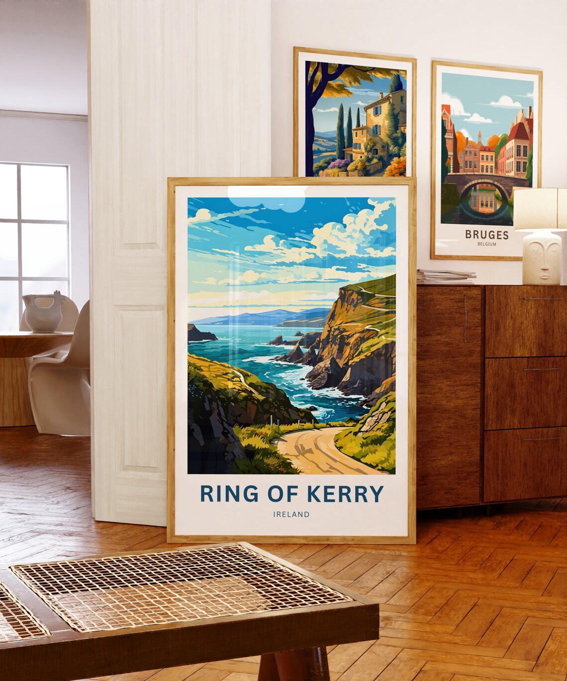 Ring of Kerry Ireland Coastal Cliffs Scenic Drive Ocean Travel Poster - Image 5