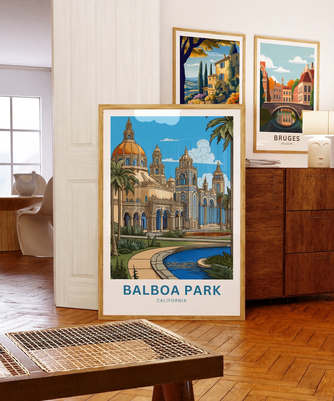 Balboa Park California Botanical Building Dome Garden Travel Poster - Image 5