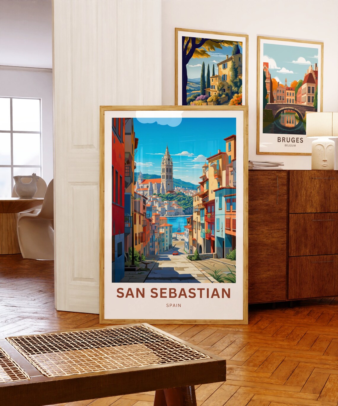 San Sebastian Personalized Spain Travel Poster - Image 5