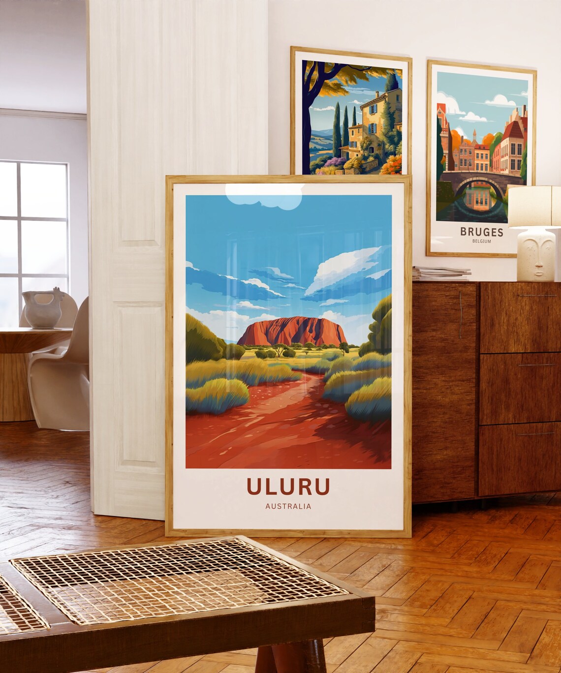 Uluru Australia Personalized Red Rock Outback Desert Travel Poster - Image 5
