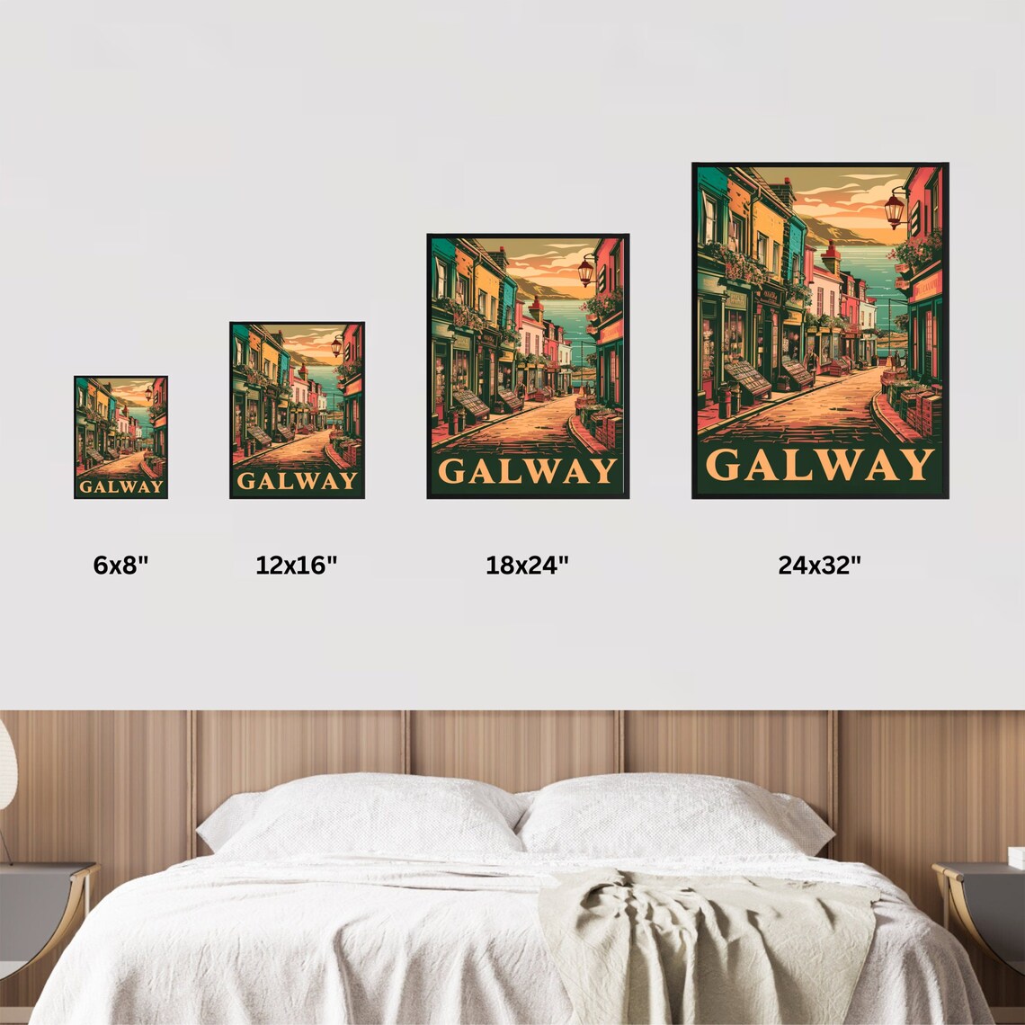 Galway Vintage Travel Poster, Ireland Travel Poster - Image 2