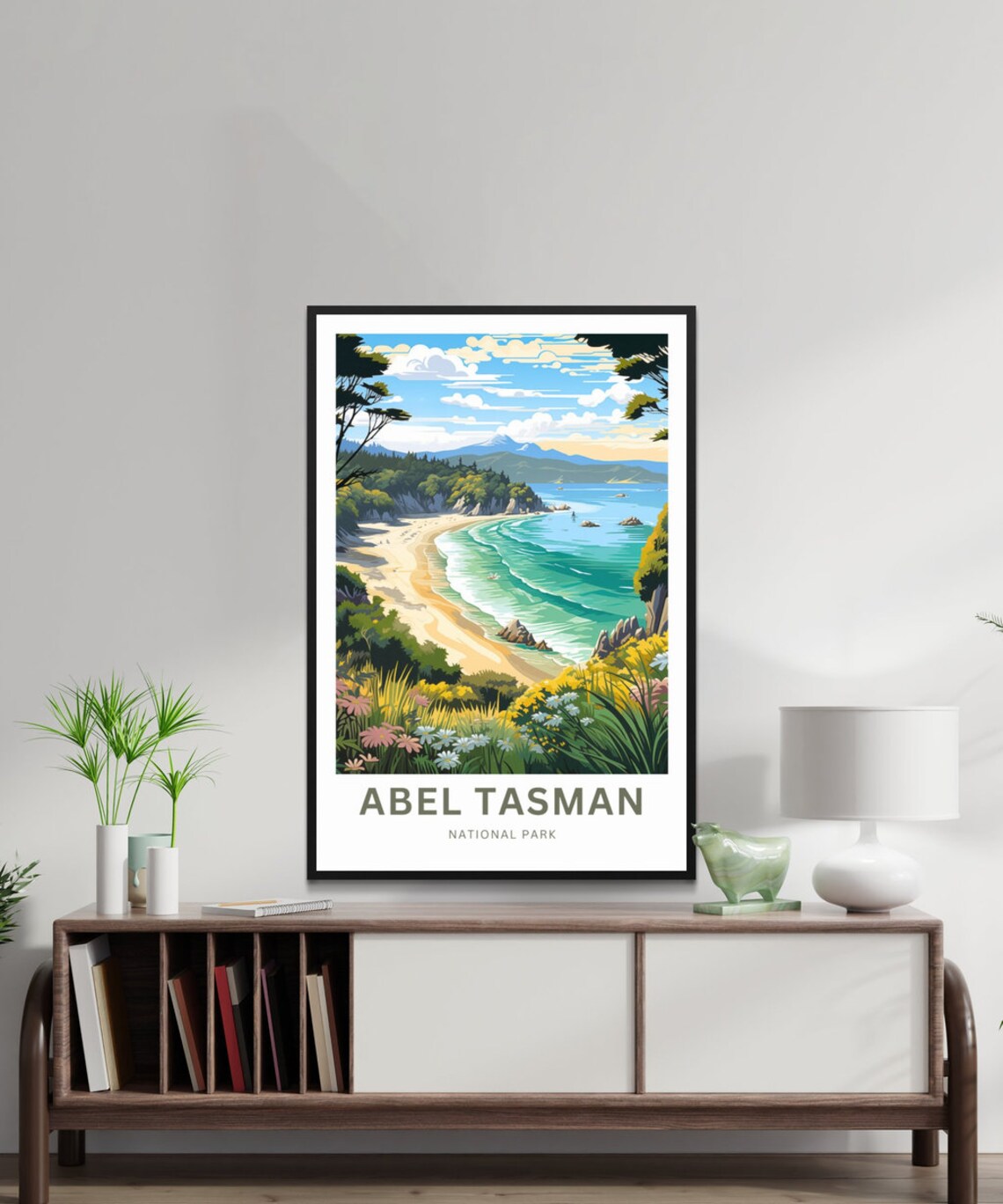 Personalized Abel Tasman Park Travel Poster, New Zealand - Image 2