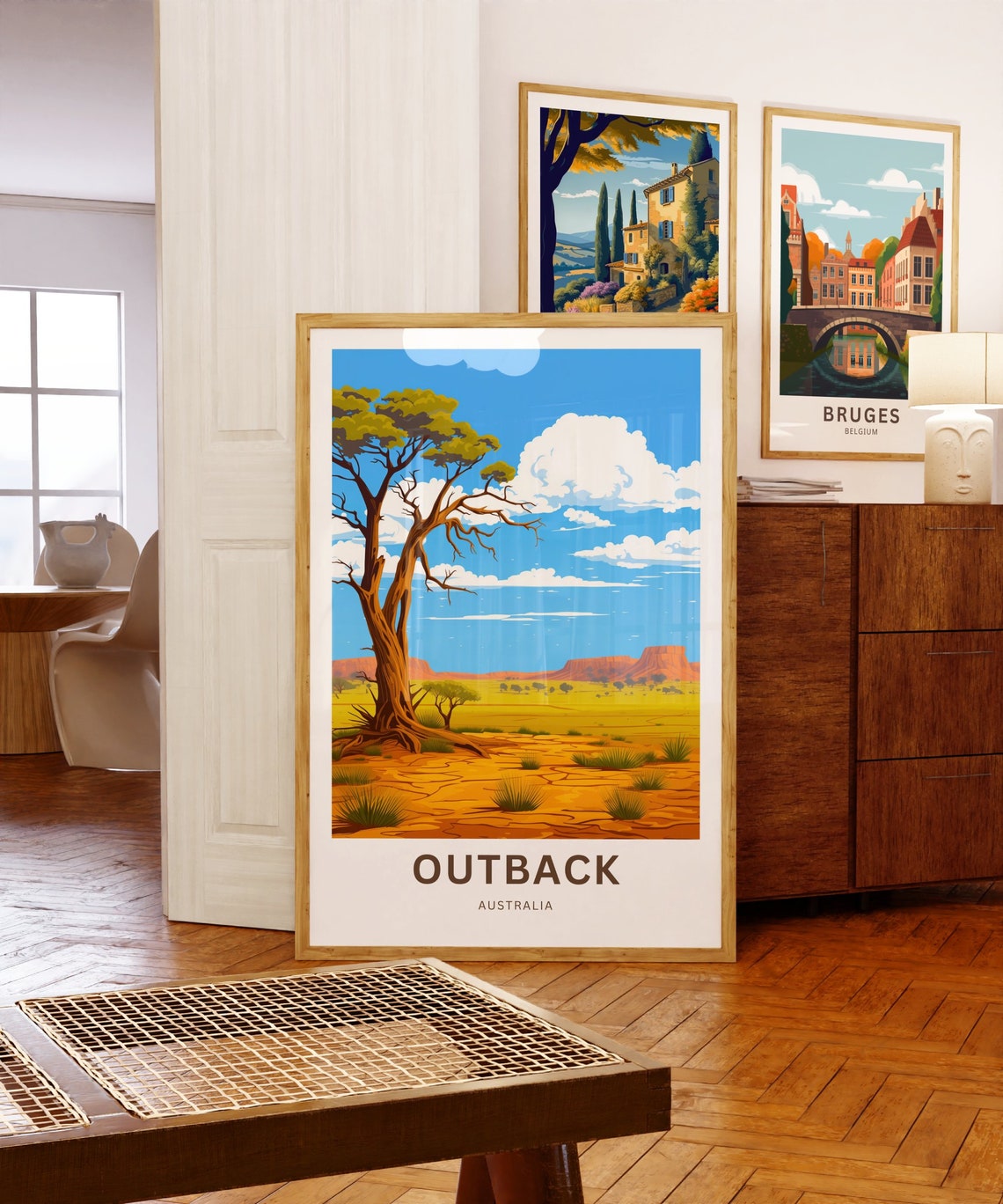 Personalized Australia Outback Gum Tree Desert Mesas Custom Poster - Image 3