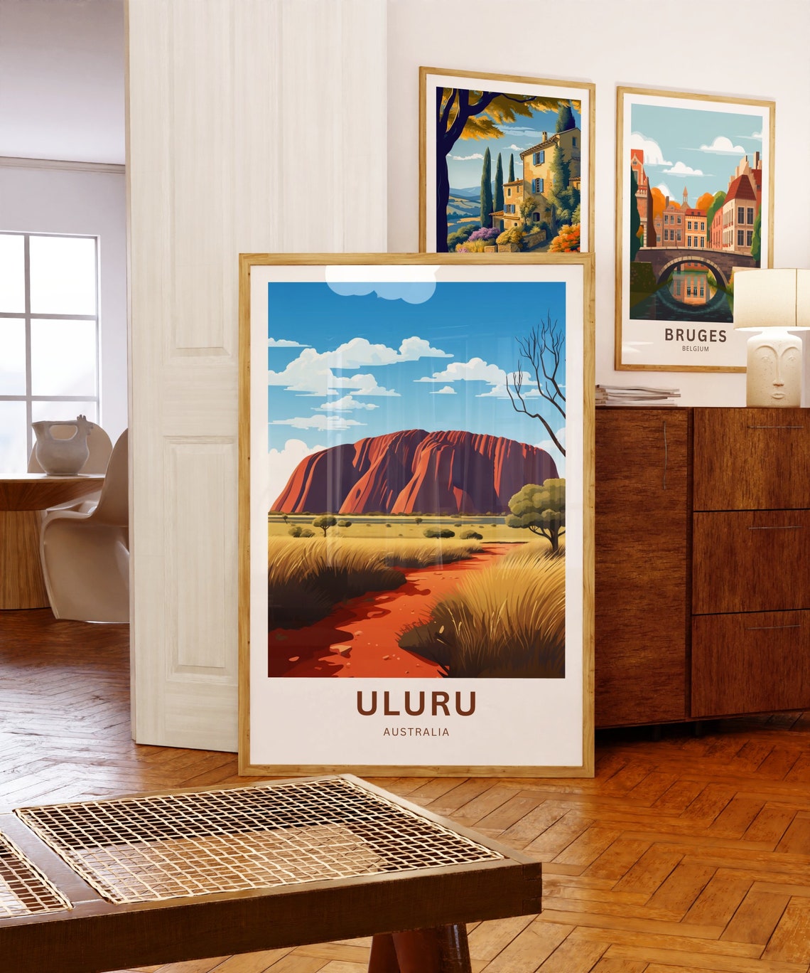 Uluru Australia Ayers Rock Red Desert Outback Custom Travel Poster - Image 5