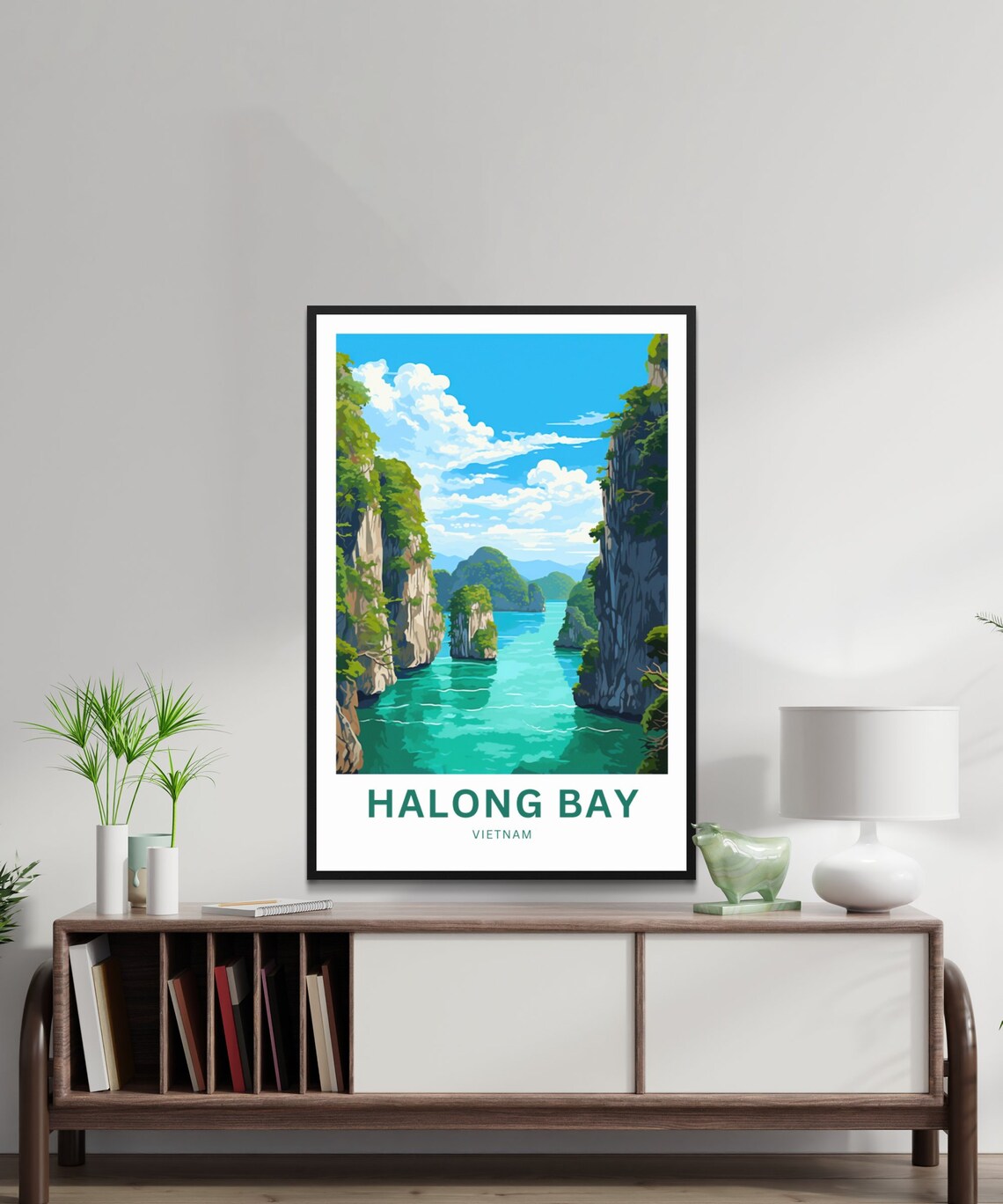 Personalized Halong Bay Travel Poster, Vietnam - Image 2