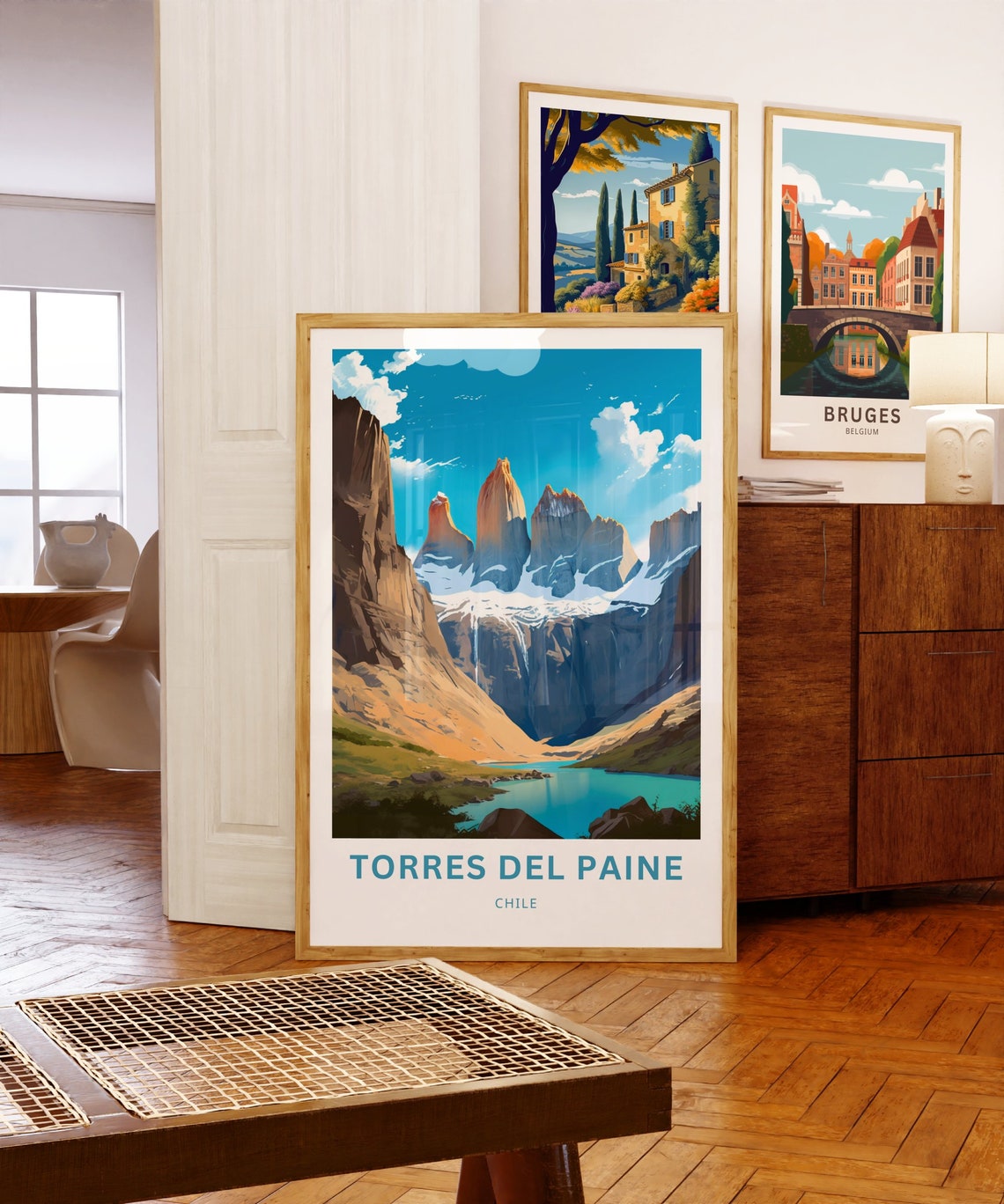 Personalized Torres Del Paine Travel Print Torres Del Paine Poster Chile Wall Art Framed Present Gift Chile Present - Image 5