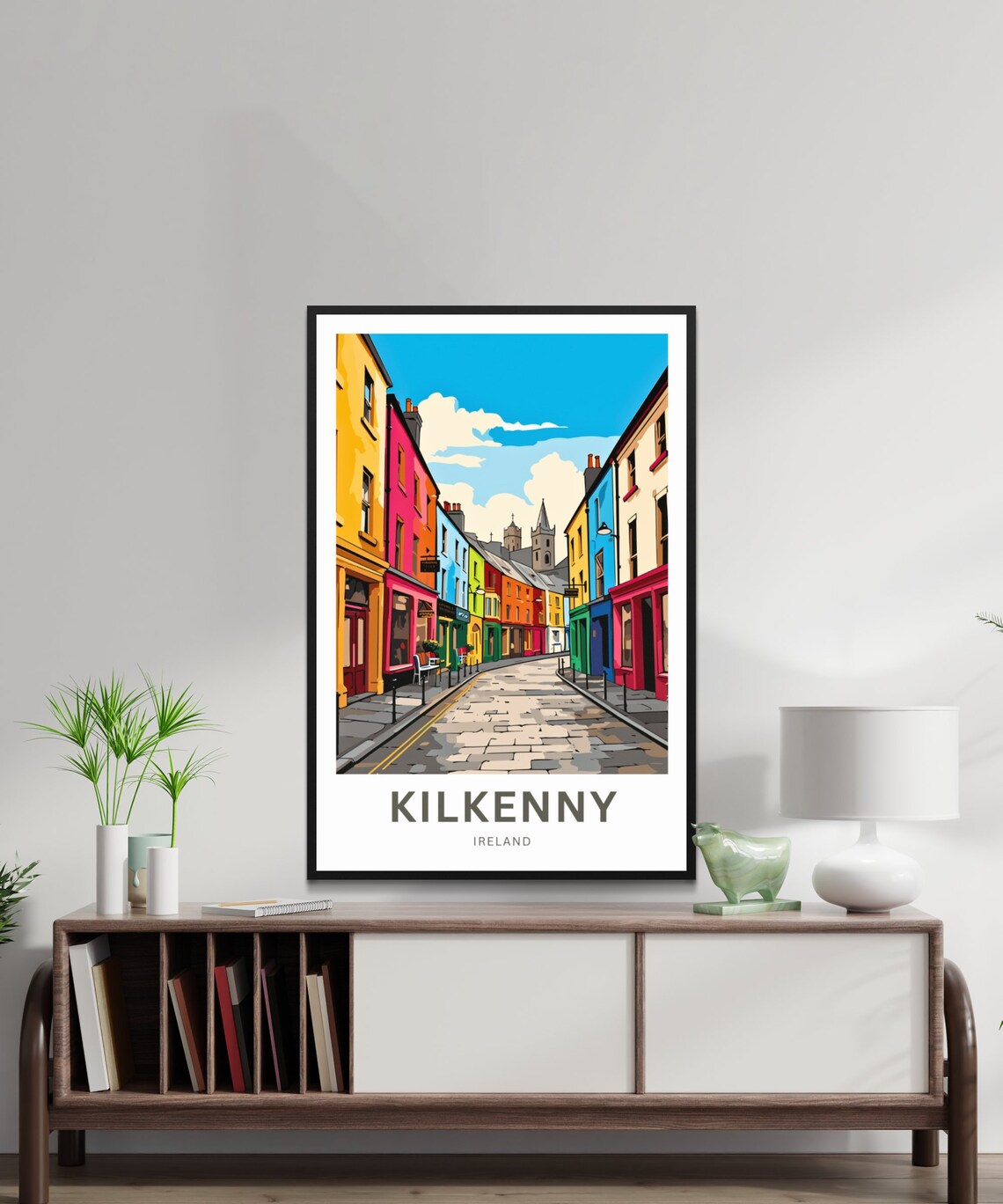 Personalized Kilkenny Travel Poster, Ireland Wall Art - Image 2