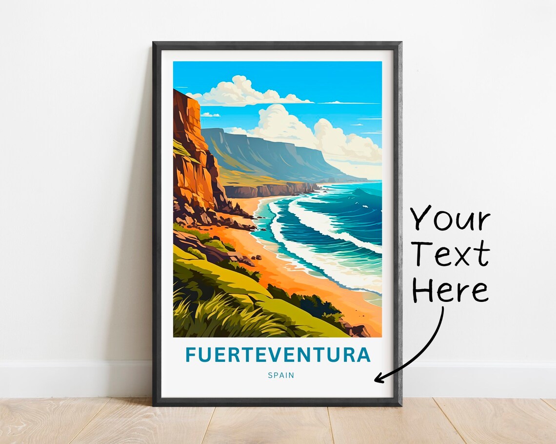 Personalized Lake Atitlan Guatemala Volcano Vista Flower Travel Poster