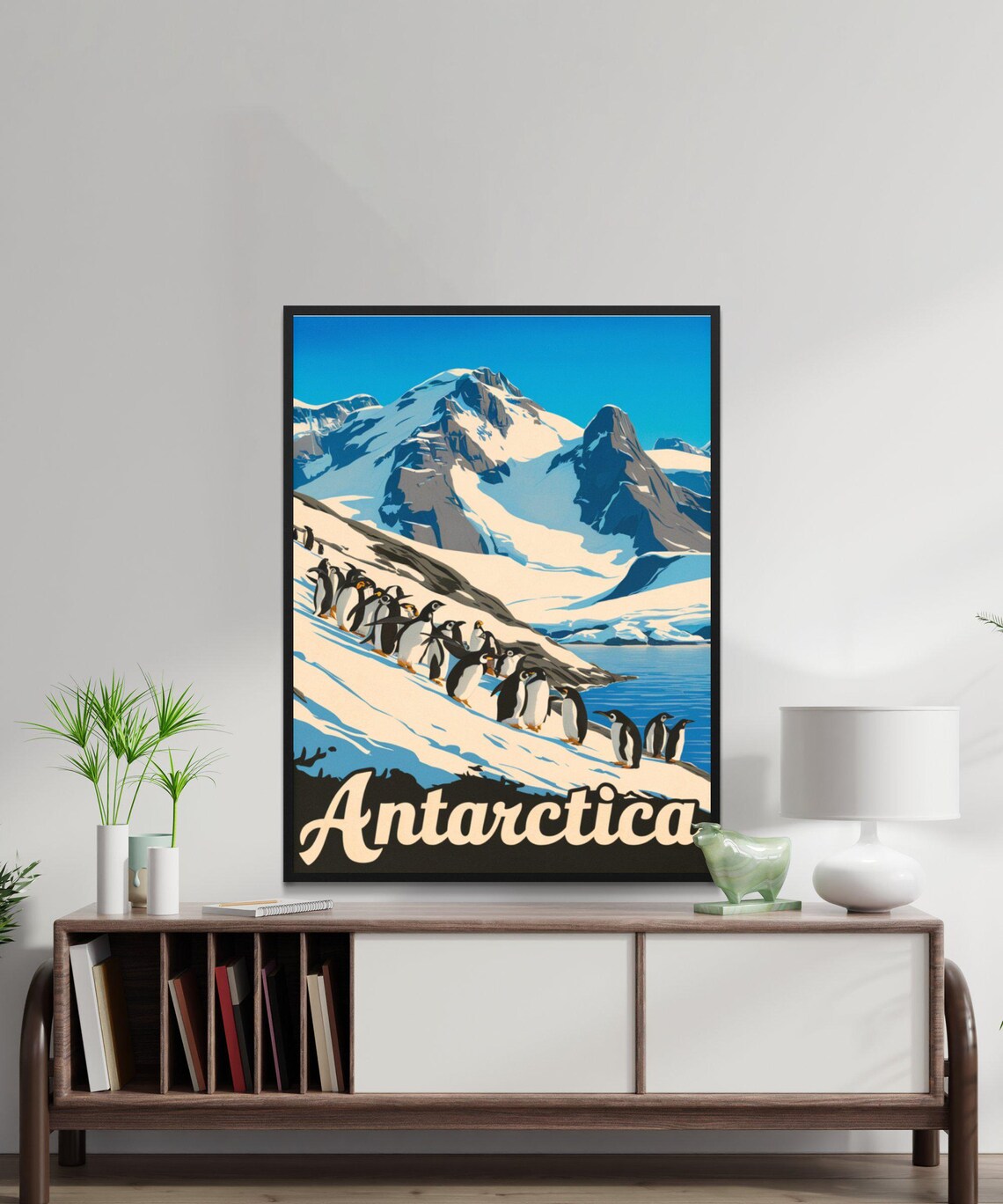 Antarctica Vintage Travel Poster, South Pole Art Print - Image 2