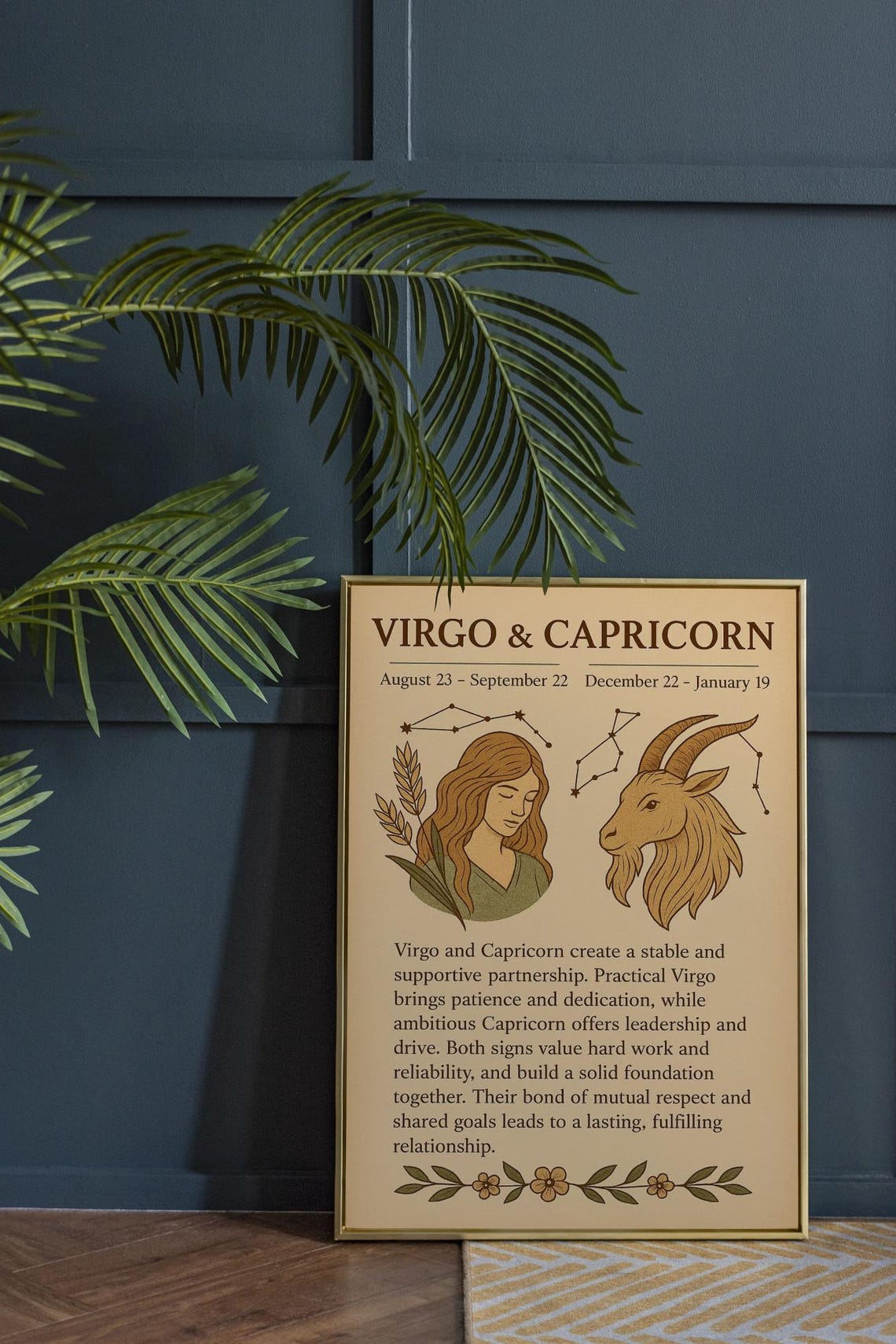 Virgo And Capricorn Zodiac Compatibility Poster - Image 3