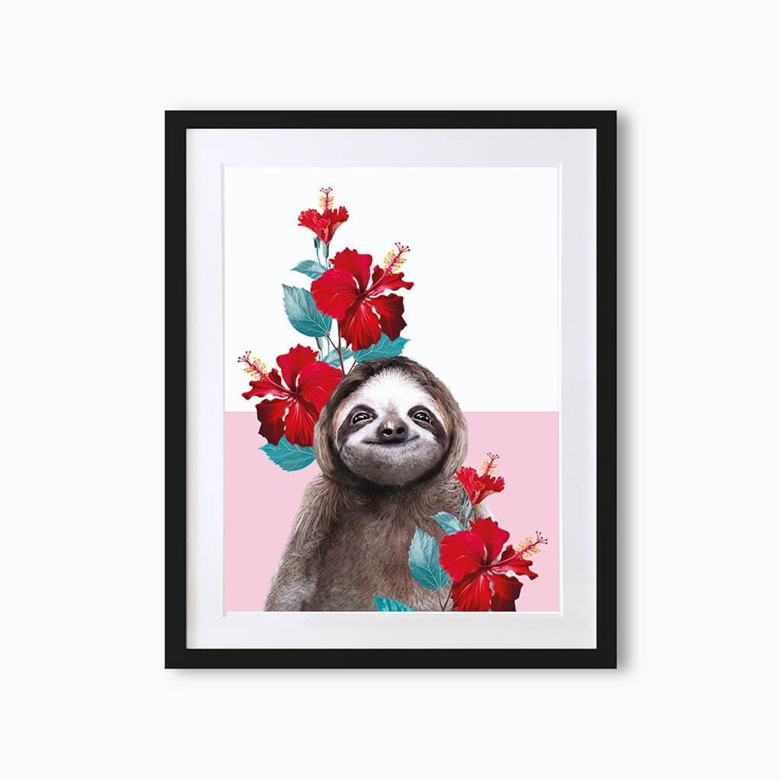 Sloth Art Print By Lola Design
