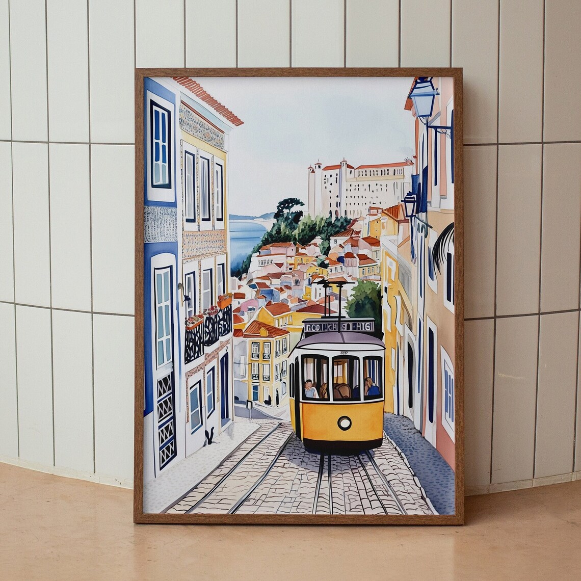 Lisbon Portugal Travel Poster, Europe Art Print - Image 2