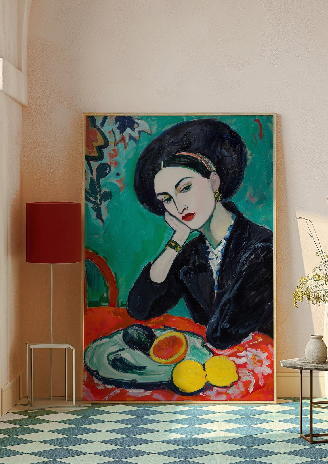 Matisse Poster Elegant Portrait Of A Woman Expressionist Style Art Print Colorful Home Decor Wall Art - Image 8