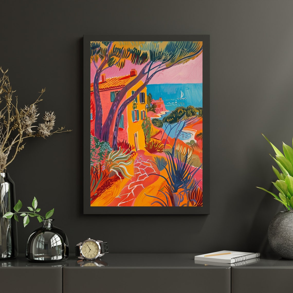 Matisse Print Mid Century Poster Modern Landscape Decor Exhibition Art For Home Unique Matisse Wall Art - Image 3