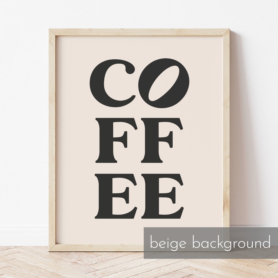 Coffee Typography Poster, Kitchen Decor - Image 2