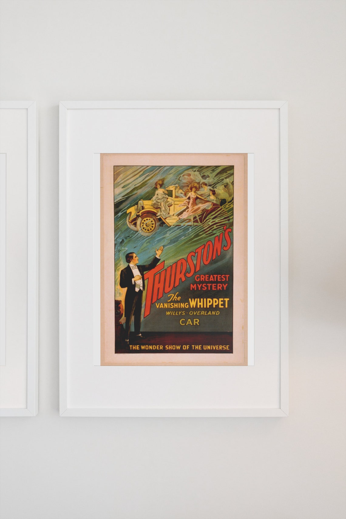 Thurstons Vanishing Whippet Willys Overland Greatest Mystery Poster - Image 3