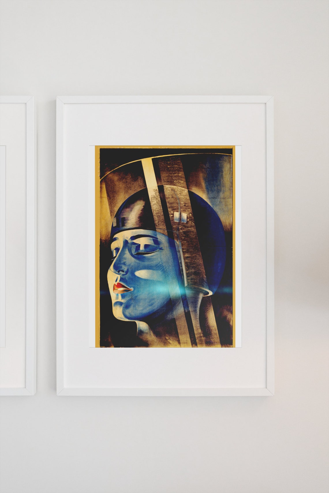 Metropolis Robot Maria Head Classic 1927 Sci Fi Movie Poster - Image 3