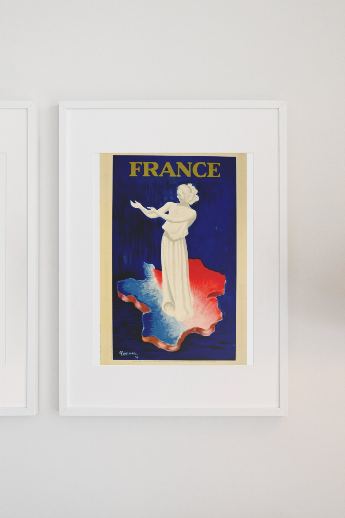 1930s France Vintage Style European Travel Poster Classic Collection Art Print For Gifts And Wall Art Dcor - Image 3
