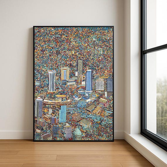 High Resolution Landmark Oil Painting