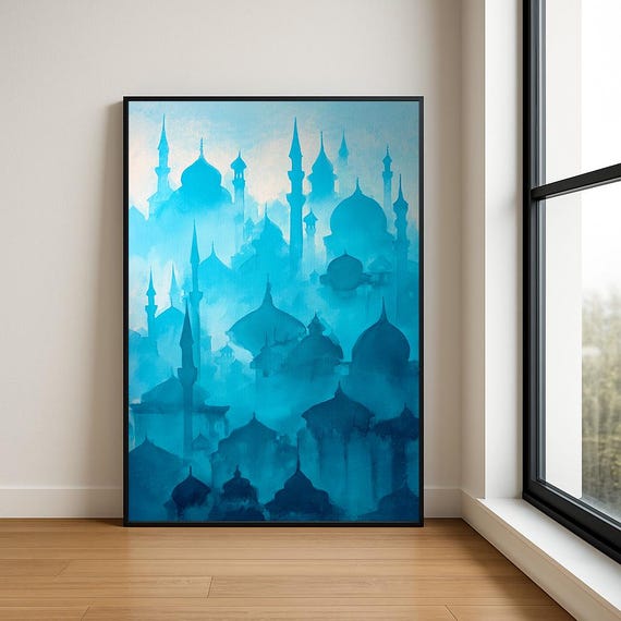 High Resolution Landmark Oil Painting